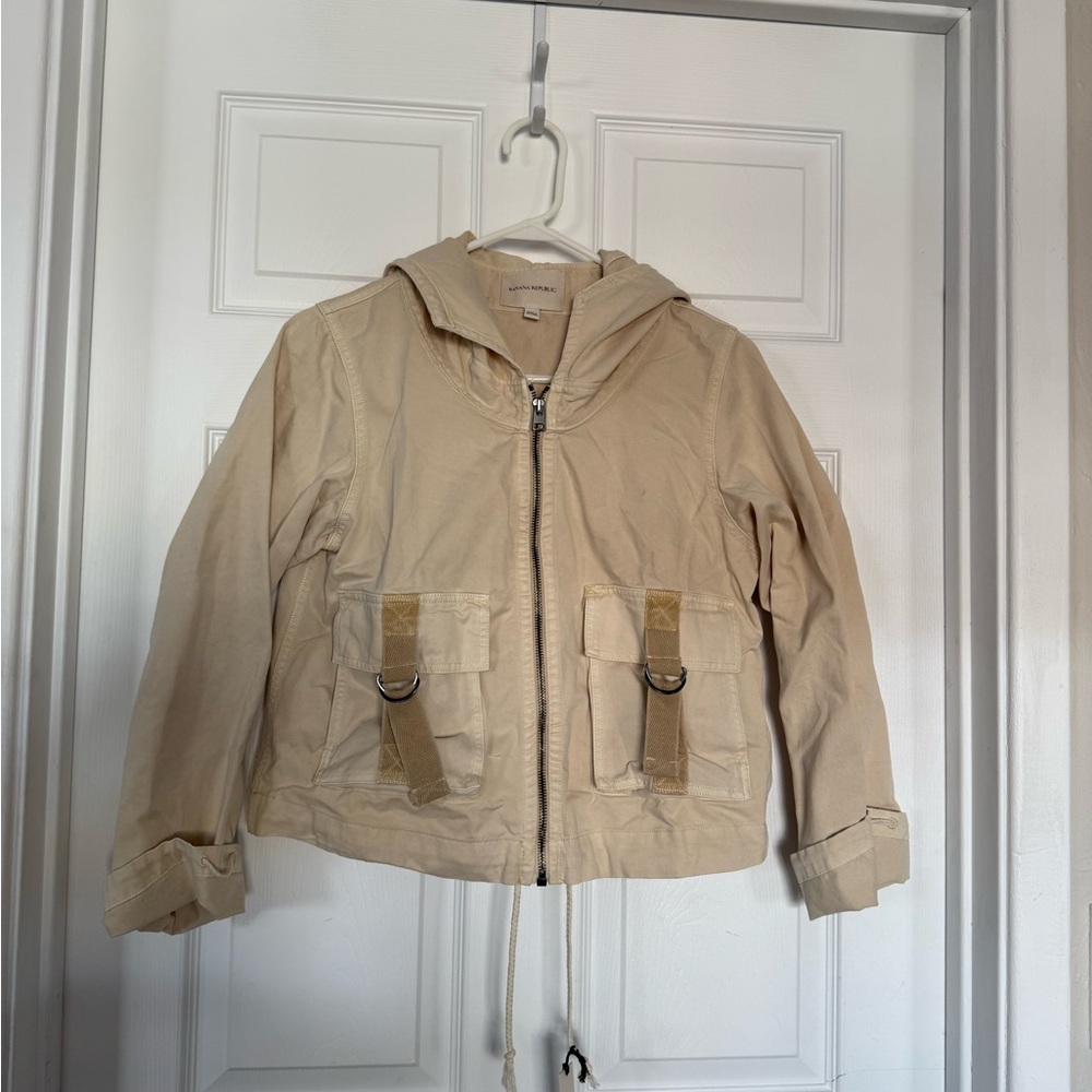 Banana Republic Hooded Utility Jacket NWT